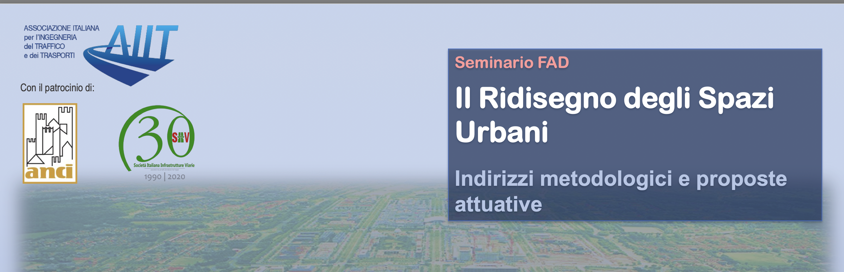 Il ridisegno degli spazi urbani: indirizzi metodologici e proposte attuative